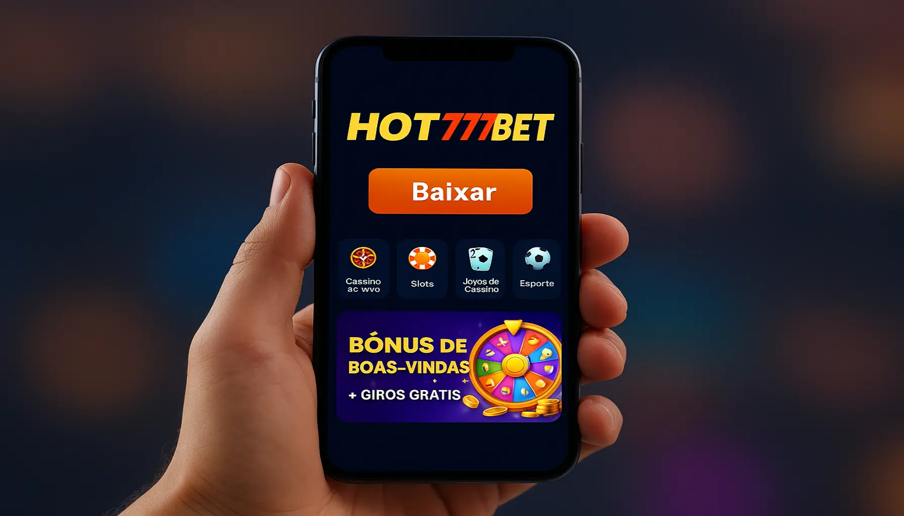 Baixar o HOT777BET Cassino App